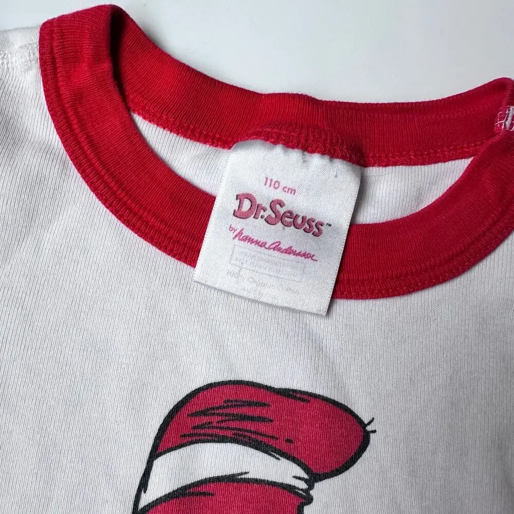 Hanna Andersson Dr. Seuss Cat in the Hat Pajama Top - 110